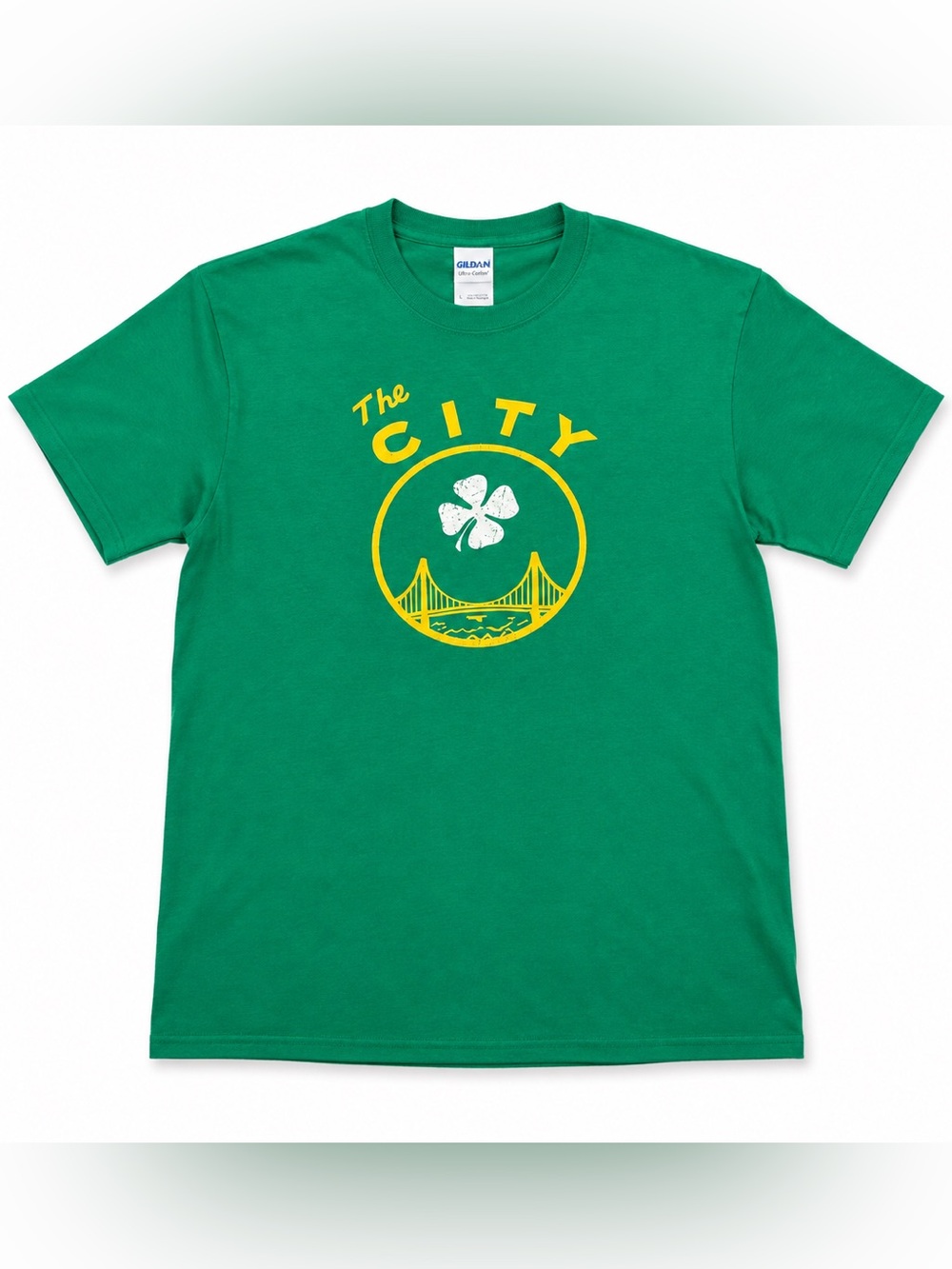 San Francisco Golden State Warriors 'The City' Shamrock Tee - L